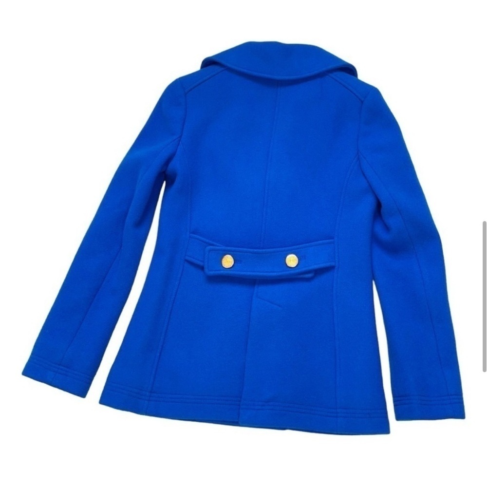 J Crew Stadium Cloth Nello Gori Pea Coat
Cobalt Blue Lined Wool Blend - Picture 7 of 10
